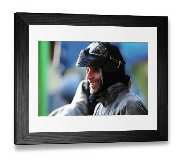 Framed Print : Bristol City Football Club: Season 11-12 Team Bonding - Paintball Session