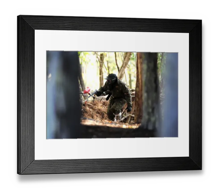 Framed Print : Bristol City Football Club: United Through Paintball - Season 11-12