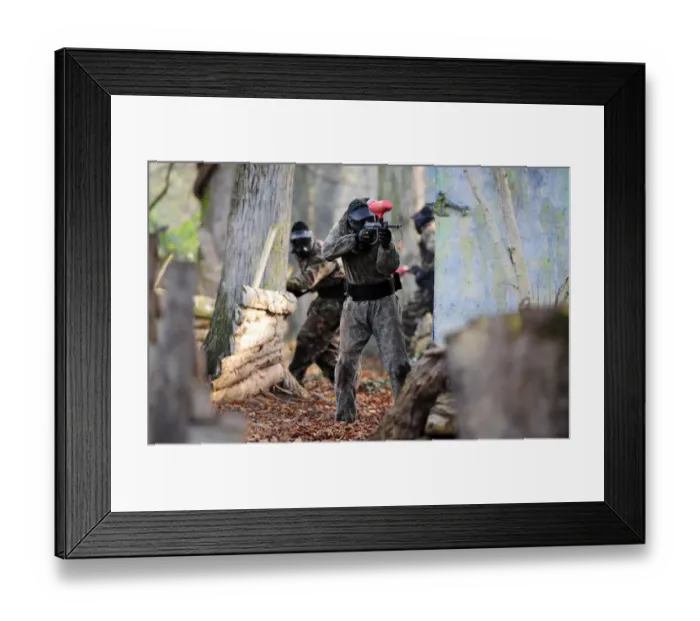 Framed Print : Bristol City Football Club: United Through Paintball - Season 11-12