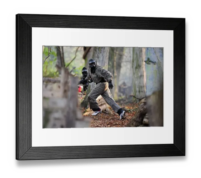 Framed Print : Bristol City First Team: Season 11-12 - The Paintball Championship