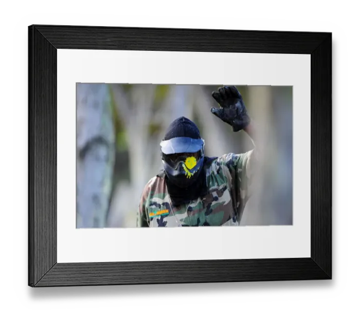 Framed Print : Bristol City Football Club: United Through Paintball Training - Season 11-12