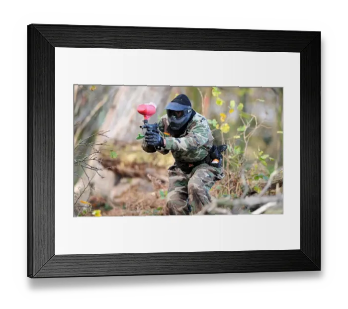 Framed Print : Bristol City FC: United Through Paintball - Season 11-12