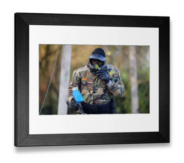 Framed Print : Bristol City Football Club: United Through Paintball - Season 11-12 Framed Print : Bristol City Football Club: United Through Paintball - Season 11-12