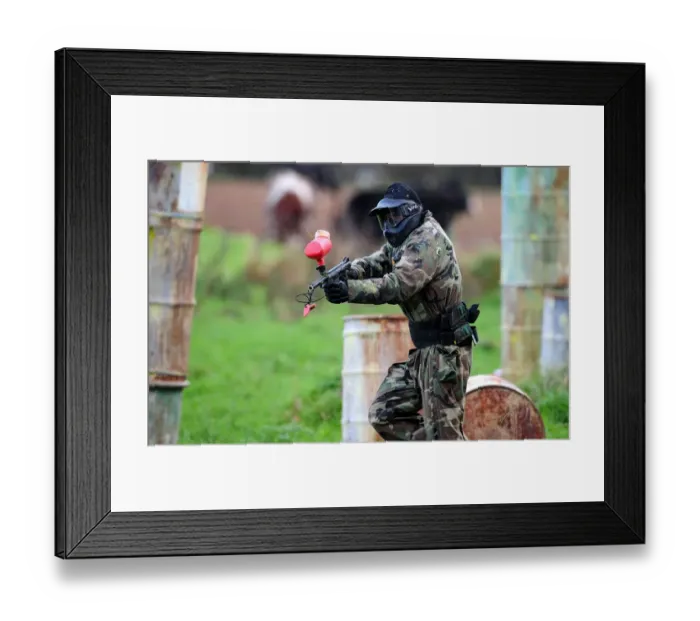 Framed Print : Bristol City United: 2011-2012 Season - Paintball Challenge