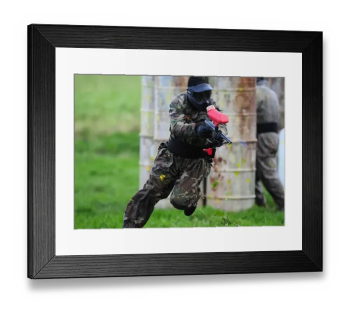 Framed Print : Bristol City United: 2011-2012 Season - Paintball Challenge