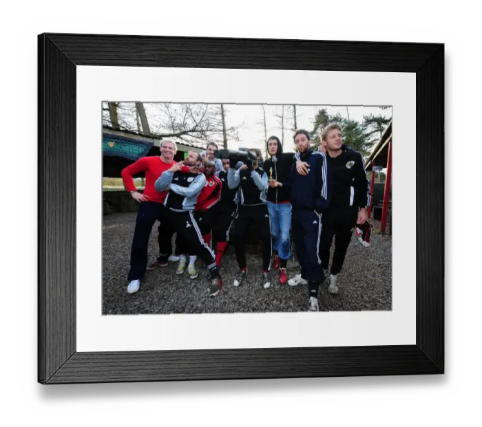 Framed Print : Bristol City Football Club: United Through Paintball - Season 11-12: The First Team's Paintball Challenge Framed Print : Bristol City Football Club: United Through Paintball - Season 11-12: The First Team's Paintball Challenge