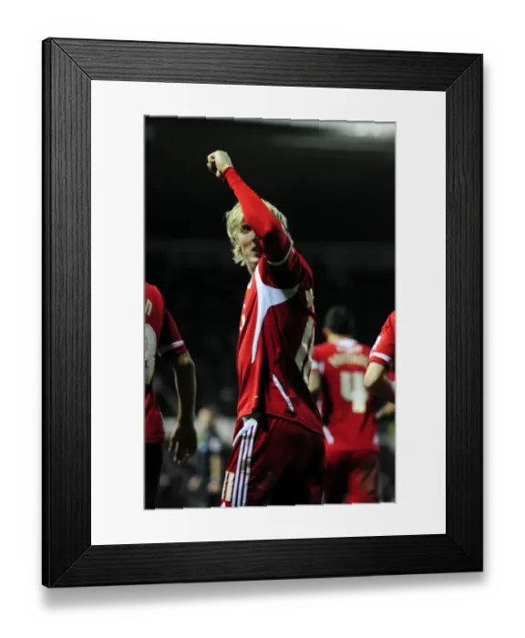 Framed Print : Martyn Woolford Scores Game-Winning Goal for Bristol City in Derby County Championship Match - December 10, 2011