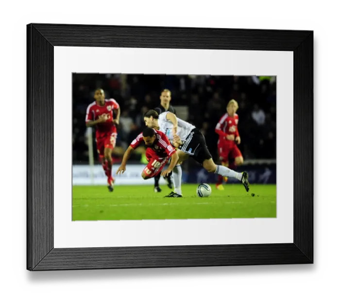 Framed Print : Derby County vs. Bristol City: Nicky Maynard Foul by Shaun Barker - Championship Football Match, December 10, 2011 Framed Print : Derby County vs. Bristol City: Nicky Maynard Foul by Shaun Barker - Championship Football Match, December 10, 2011