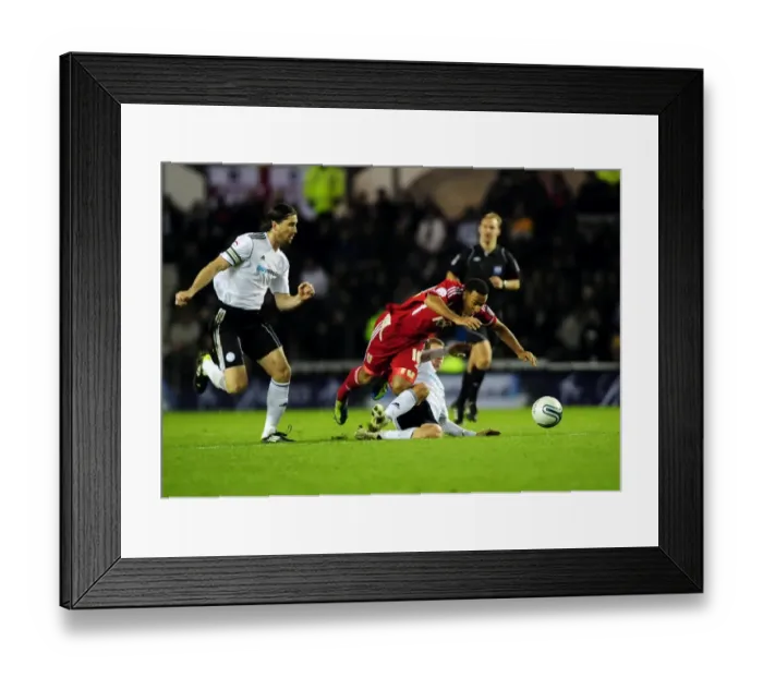 Framed Print : Derby County's Craig Bryson Fouls Nicky Maynard in Championship Clash between Derby County and Bristol City - December 10, 2011 Framed Print : Derby County's Craig Bryson Fouls Nicky Maynard in Championship Clash between Derby County and Bristol City - December 10, 2011