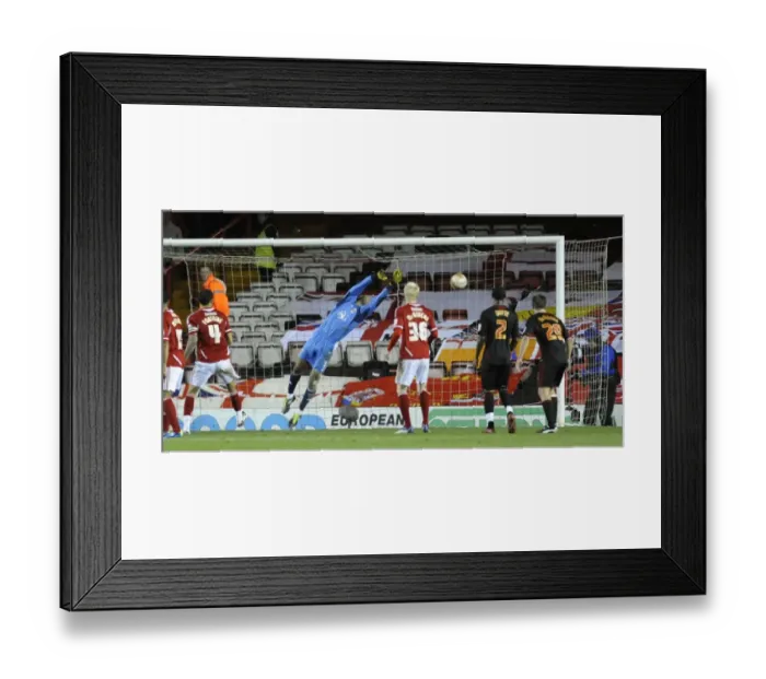 Framed Print : Bristol City FC: David James Unable to Save Malaury Martins Free-Kick Against Middlesbrough (Neil Phillips / Pinnacle, 03 / 12 / 2011) Framed Print : Bristol City FC: David James Unable to Save Malaury Martins Free-Kick Against Middlesbrough (Neil Phillips / Pinnacle, 03 / 12 / 2011)