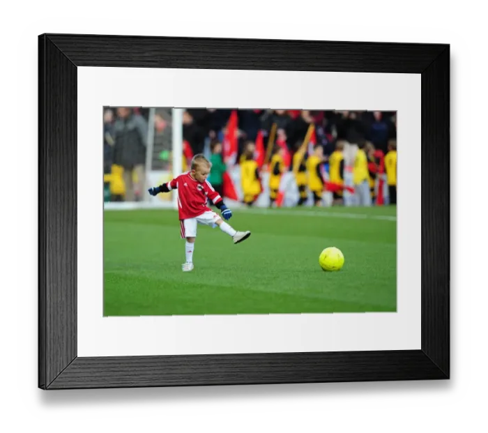 Framed Print : The Epic Showdown: Bristol City vs. Nottingham Forest - Season 11-12