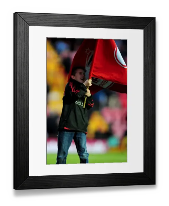 Framed Print : Clash of the Championship: Bristol City vs. Nottingham Forest - Season 11-12