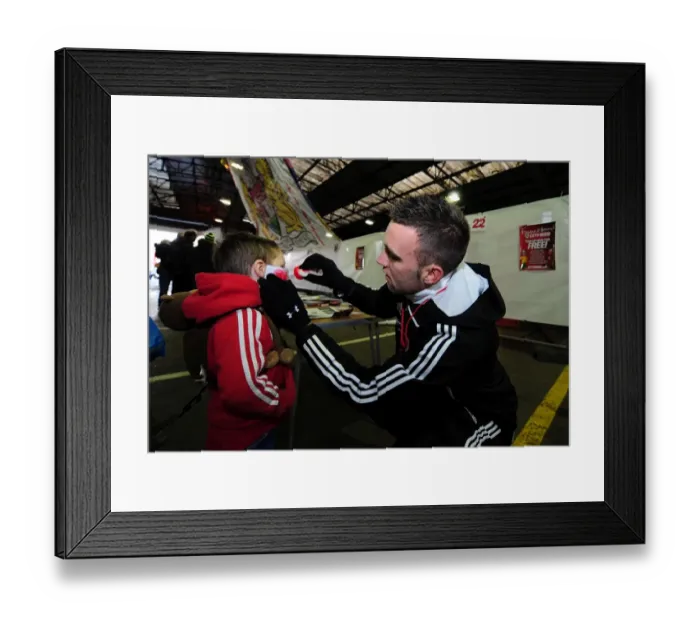 Framed Print : Clash of Titans: Bristol City vs. Nottingham Forest (Season 11-12)