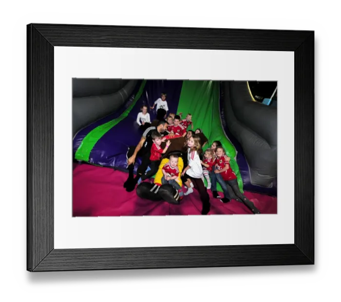 Framed Print : Bristol City First Team: Season 11-12 Holiday Cheer - Cty Redz Christmas Party