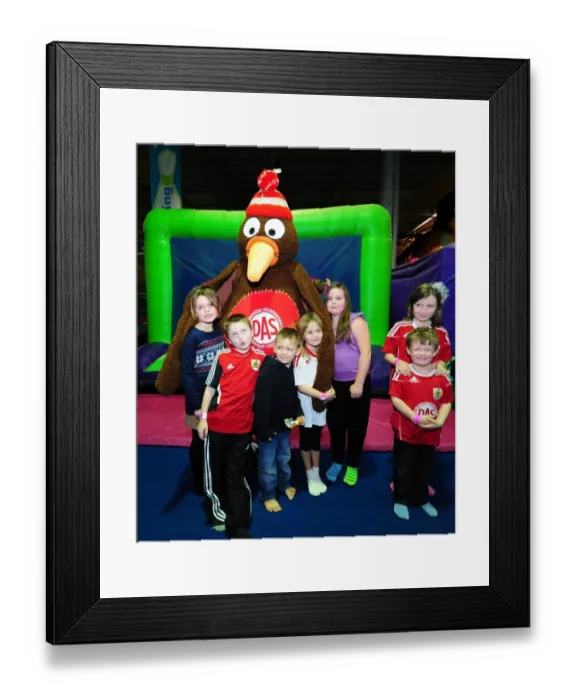Framed Print : Bristol City First Team & Cty Redz: Season 11-12 Holiday Celebration - Christmas Party