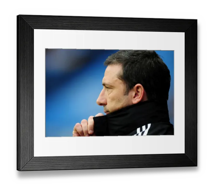 Framed Print : Derek McInnes Leads Bristol City in Championship Clash against Coventry City - 26 / 12 / 2011