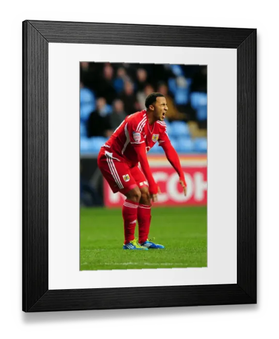 Framed Print : Nicky Maynard's Frustration: Coventry City vs. Bristol City, Championship (26 / 12 / 2011) Framed Print : Nicky Maynard's Frustration: Coventry City vs. Bristol City, Championship (26 / 12 / 2011)