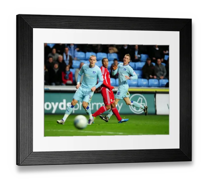 Framed Print : Deflected Goal: Nicky Maynard's Close Call for Bristol City vs Coventry City in Championship (26 / 12 / 2011) Framed Print : Deflected Goal: Nicky Maynard's Close Call for Bristol City vs Coventry City in Championship (26 / 12 / 2011)