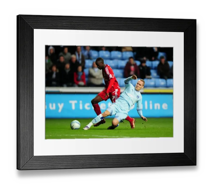 Framed Print : Albert Adomah Drives Past Coventry Defense: Coventry City vs. Bristol City, Championship Football Match, December 2011 Framed Print : Albert Adomah Drives Past Coventry Defense: Coventry City vs. Bristol City, Championship Football Match, December 2011
