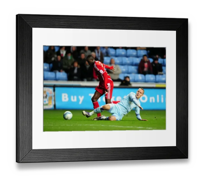 Framed Print : Albert Adomah Beats Coventry Defense: Coventry City vs. Bristol City, Championship Football Match, December 2011 Framed Print : Albert Adomah Beats Coventry Defense: Coventry City vs. Bristol City, Championship Football Match, December 2011