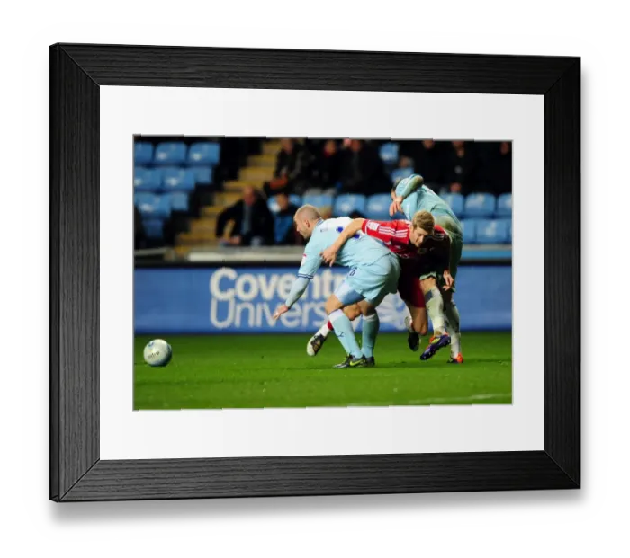 Framed Print : Jon Stead's Challenging Moment: Coventry City vs. Bristol City, Championship Match (December 26, 2011) Framed Print : Jon Stead's Challenging Moment: Coventry City vs. Bristol City, Championship Match (December 26, 2011)