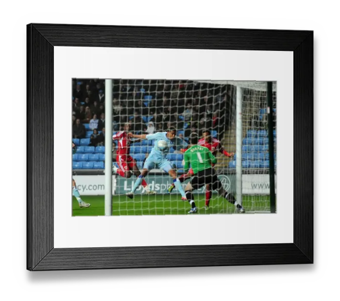 Framed Print : Nicky Maynard's Close Call: Coventry City vs. Bristol City, Championship Match, 26 / 12 / 2011 Framed Print : Nicky Maynard's Close Call: Coventry City vs. Bristol City, Championship Match, 26 / 12 / 2011