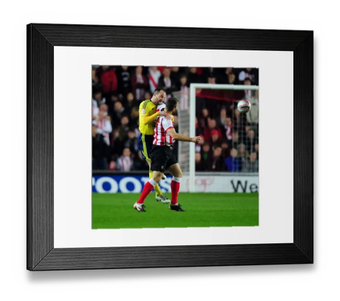 Framed Print : Championship Showdown: Louis Carey vs. Rickie Lambert - A Battle for Dominance at St. Mary's Stadium (December 30, 2011) Framed Print : Championship Showdown: Louis Carey vs. Rickie Lambert - A Battle for Dominance at St. Mary's Stadium (December 30, 2011)