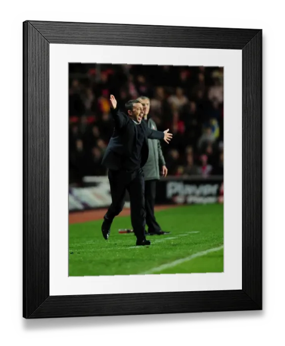 Framed Print : Derek McInnes Leads Bristol City in Championship Clash against Southampton - 30 / 12 / 2011 Framed Print : Derek McInnes Leads Bristol City in Championship Clash against Southampton - 30 / 12 / 2011
