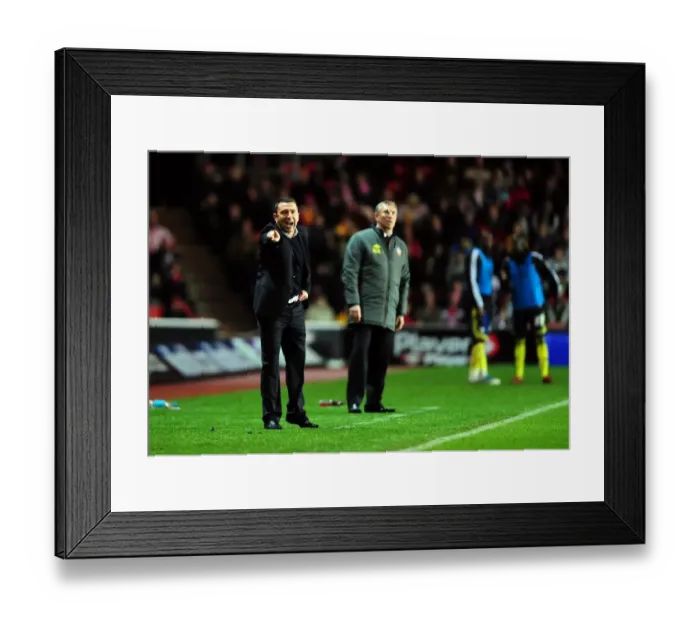 Framed Print : Derek McInnes and Bristol City Face Southampton in Championship Match - 30 / 12 / 2011 (Editorial Use Only)