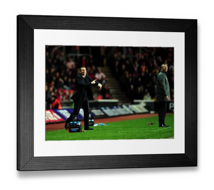 Framed Print : Derek McInnes Protests Referees Decision During Southampton vs. Bristol City Championship Match, 30 / 12 / 2011 Framed Print : Derek McInnes Protests Referees Decision During Southampton vs. Bristol City Championship Match, 30 / 12 / 2011