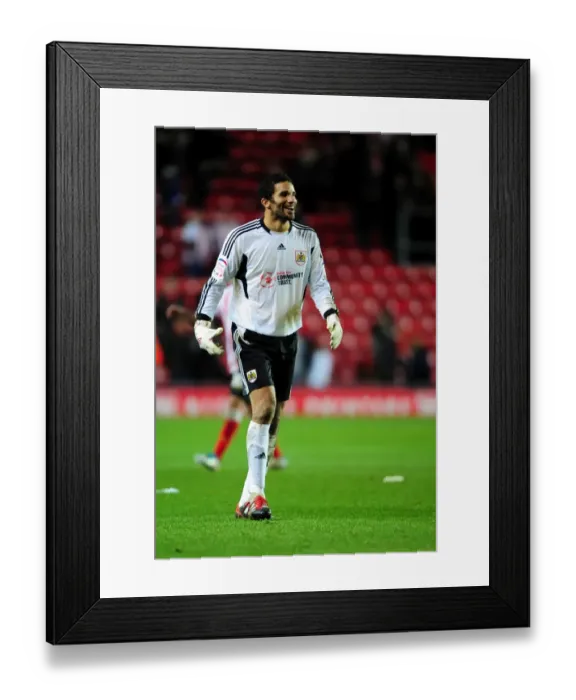 Framed Print : Bristol City's David James in Action: Southampton vs. Bristol City Championship Match, 30 / 12 / 2011 - Editorial Use Only Framed Print : Bristol City's David James in Action: Southampton vs. Bristol City Championship Match, 30 / 12 / 2011 - Editorial Use Only