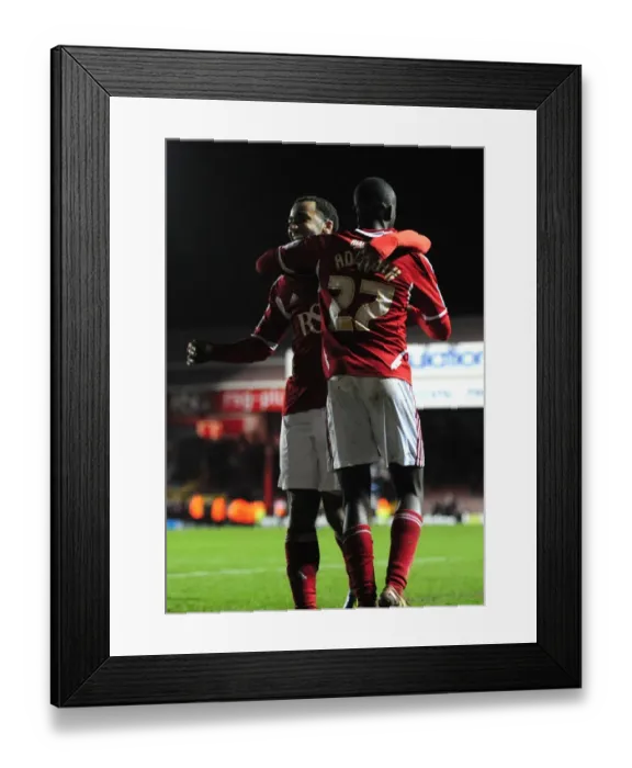 Framed Print : Last-Minute Drama: Nicky Maynard's Championship-Winning Goal for Bristol City against Millwall (03 / 01 / 2012) Framed Print : Last-Minute Drama: Nicky Maynard's Championship-Winning Goal for Bristol City against Millwall (03 / 01 / 2012)