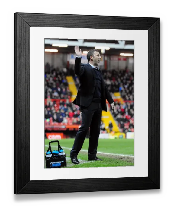 Framed Print : Season 11-12: The Exciting Showdown – Bristol City vs Millwall