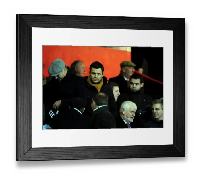 Framed Print : Mark Wright Watches Brother Josh Wright Play for Millwall against Bristol City in Championship Match, 03 / 01 / 2012 Framed Print : Mark Wright Watches Brother Josh Wright Play for Millwall against Bristol City in Championship Match, 03 / 01 / 2012