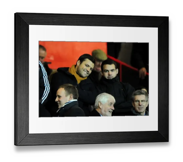 Framed Print : Mark Wright Witnesses Brother Josh Wright's Championship Showdown: Bristol City vs. Millwall (January 3, 2012)