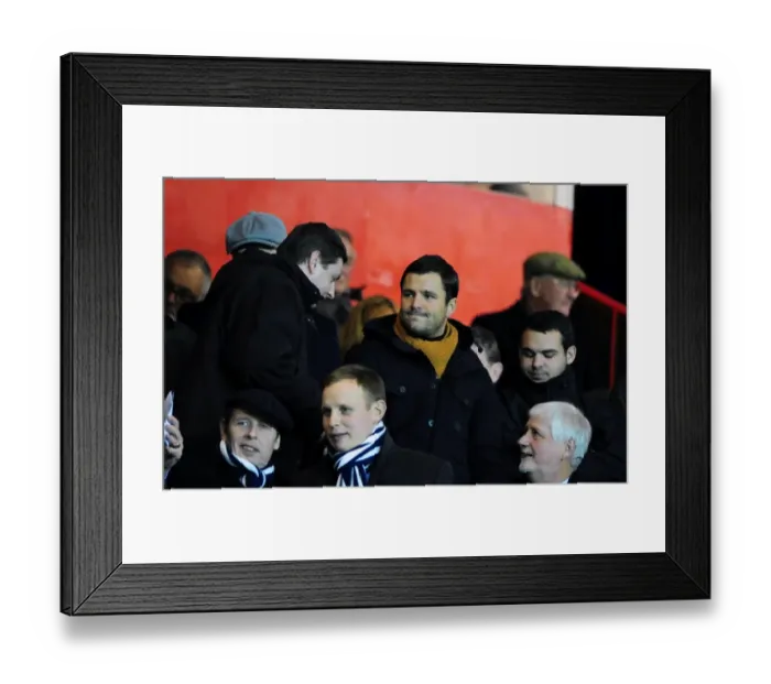 Framed Print : Mark Wright Watches Brother Josh Wright's Championship Match Against Bristol City at Ashton Gate Stadium (03 / 01 / 2012) Framed Print : Mark Wright Watches Brother Josh Wright's Championship Match Against Bristol City at Ashton Gate Stadium (03 / 01 / 2012)
