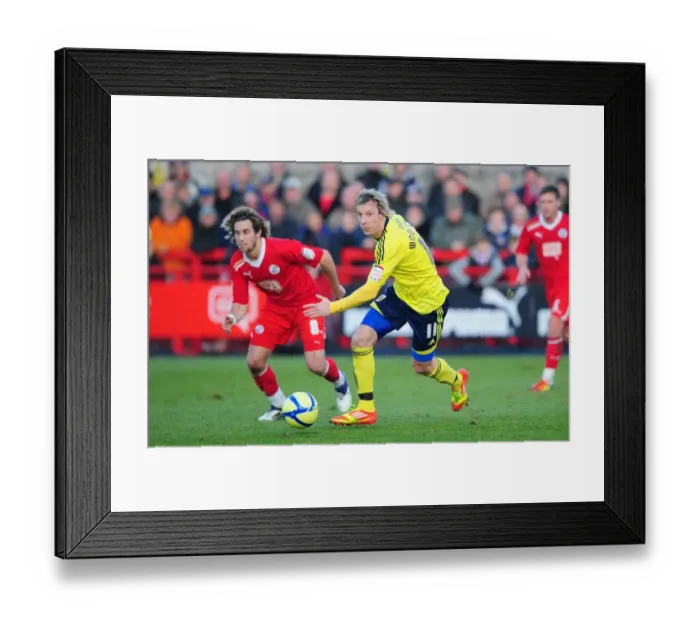 Framed Print : FA Cup: Martyn Woolford of Bristol City Against Crawley Town, 07 / 01 / 2012 Framed Print : FA Cup: Martyn Woolford of Bristol City Against Crawley Town, 07 / 01 / 2012