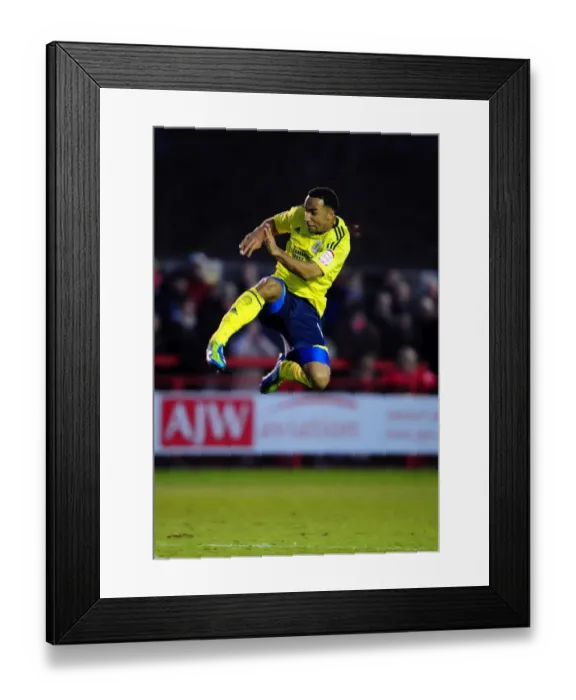 Framed Print : FA Cup: Nicky Maynard Blocks Clearance for Bristol City vs Crawley Town - 07 / 01 / 2012 Framed Print : FA Cup: Nicky Maynard Blocks Clearance for Bristol City vs Crawley Town - 07 / 01 / 2012