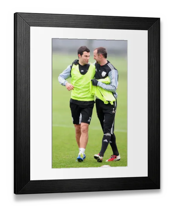 Framed Print : New Signing Richard Foster Kicks Off Training with Bristol City - January 2012 Framed Print : New Signing Richard Foster Kicks Off Training with Bristol City - January 2012