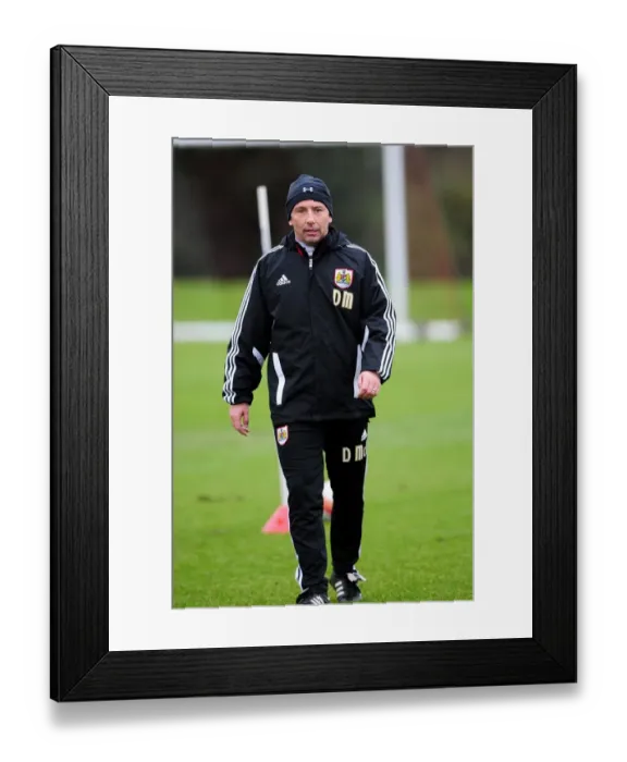 Framed Print : Derek McInnes: Pursuing Football Victories at Memorial Stadium - Training Session, January 2012 Framed Print : Derek McInnes: Pursuing Football Victories at Memorial Stadium - Training Session, January 2012