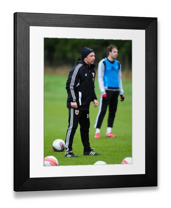 Framed Print : Derek McInnes: Bristol City Manager at Memorial Stadium Pre-Match Training Framed Print : Derek McInnes: Bristol City Manager at Memorial Stadium Pre-Match Training