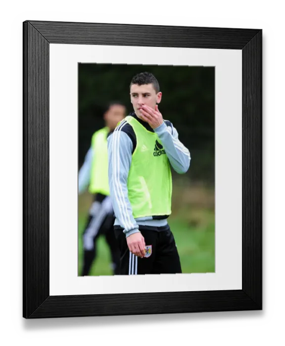 Framed Print : Bristol City's James Wilson in Focus: Training at Memorial Stadium