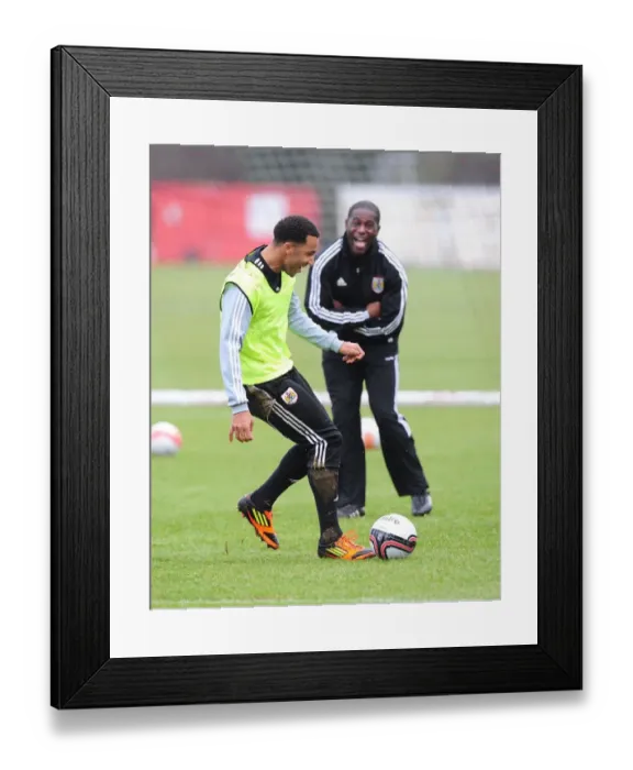 Framed Print : Bristol City's Nicky Maynard: A Light-Hearted Moment Amidst Training at Memorial Stadium Framed Print : Bristol City's Nicky Maynard: A Light-Hearted Moment Amidst Training at Memorial Stadium
