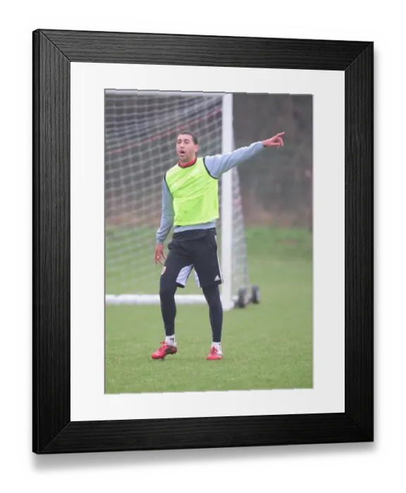 Framed Print : Bristol City FC: Lewin Nyatanga in Training at Memorial Stadium