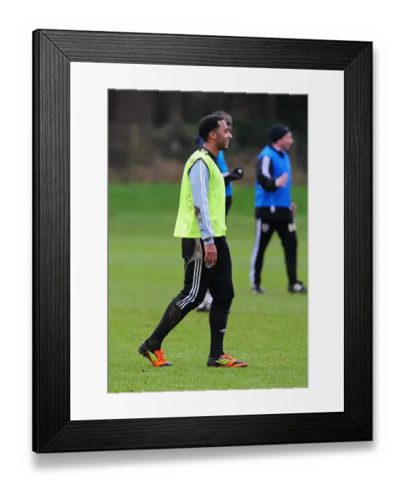 Framed Print : Bristol City's Nicky Maynard Training at Memorial Stadium, 2012 Framed Print : Bristol City's Nicky Maynard Training at Memorial Stadium, 2012