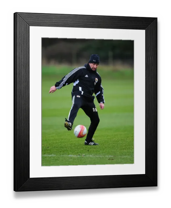 Framed Print : Derek McInnes: The Determined Coach of Bristol City Football Club