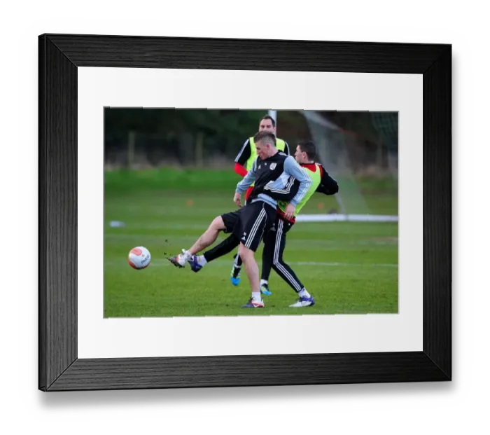 Framed Print : Bristol City's New Signing Chris Wood Trainings Debut Framed Print : Bristol City's New Signing Chris Wood Trainings Debut