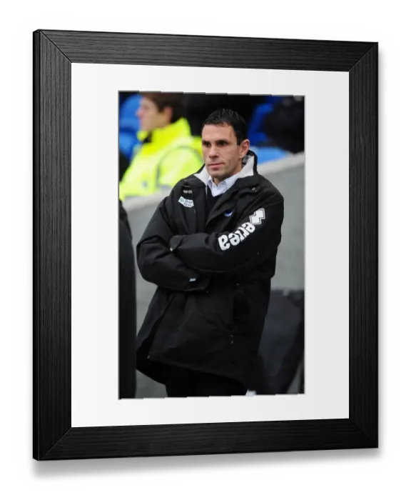 Framed Print : Gus Poyet Leads Brighton Against Bristol City in Championship Clash, 14 / 01 / 2012 Framed Print : Gus Poyet Leads Brighton Against Bristol City in Championship Clash, 14 / 01 / 2012