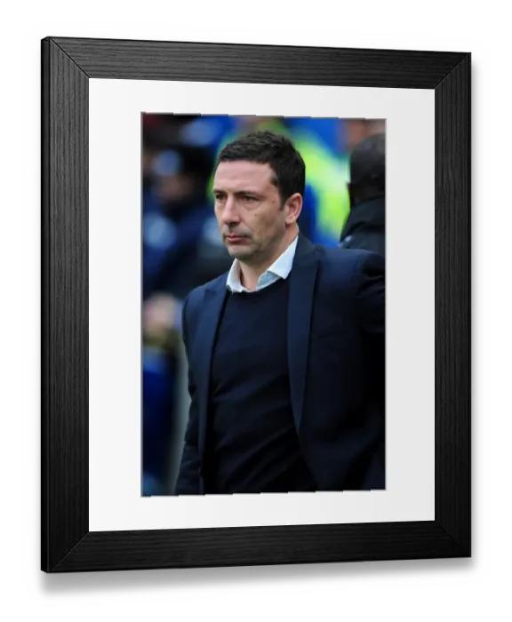 Framed Print : Derek McInnes Leads Bristol City in Championship Clash against Brighton - 14 / 01 / 2012 Framed Print : Derek McInnes Leads Bristol City in Championship Clash against Brighton - 14 / 01 / 2012