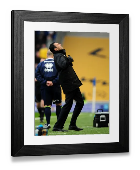 Framed Print : Championship Clash: Gus Poyet vs. Bristol City - Brighton, January 14, 2012 Framed Print : Championship Clash: Gus Poyet vs. Bristol City - Brighton, January 14, 2012